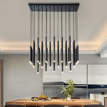 Nordic Light Luxury Cylindrical Art Chandelier